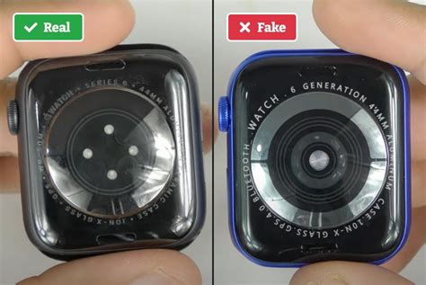 apple watch 5 fake vs real